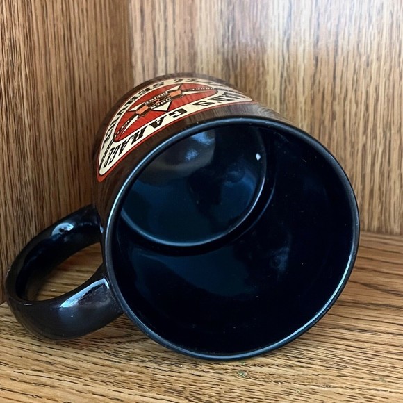 Coffee Mug Dad’s Garage Gloss Black with Car Repair Shop Logo - Picture 6 of 7